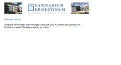 Desktop Screenshot of ernestinum-gotha.de