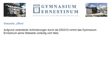 Tablet Screenshot of ernestinum-gotha.de